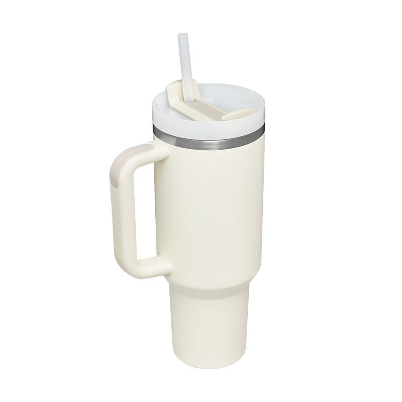 40 Oz Tumbler With Handle Straw Insulated